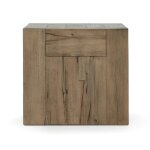 Bristol Solid Wood Square End Table - Cafe Brown - Image 4