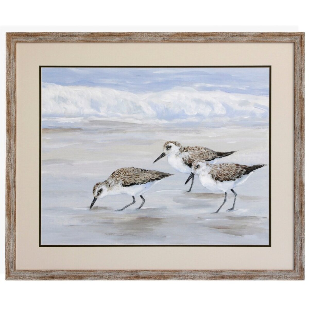 515a6012cffd9fc0b459019cbbecb2b1 Sandpipers Ii Framed Print Under Glass - Image 1