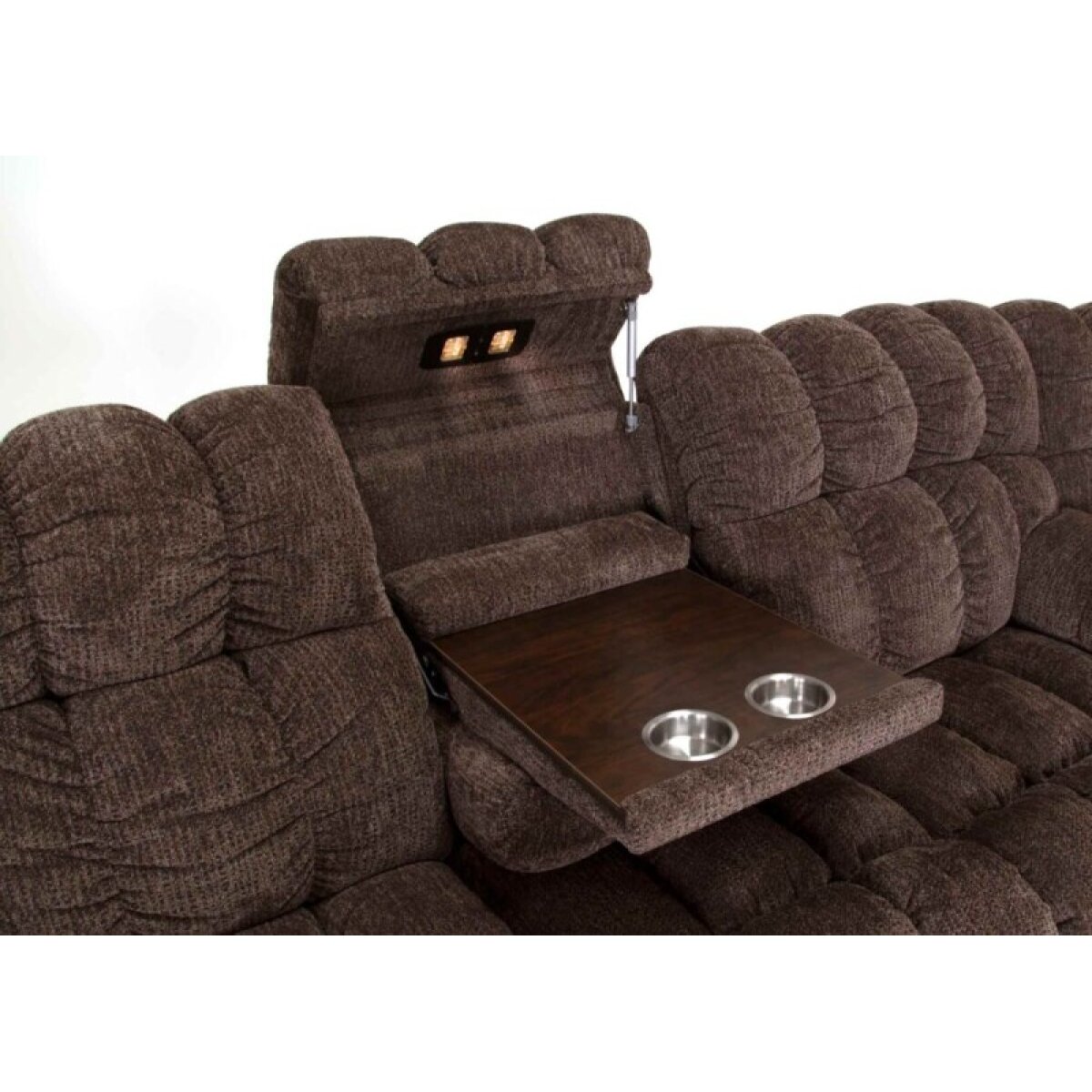 524dac49c763a407d4e6c8d654a7975d 341 Westwood Manual Reclining Sofa W/ Drop Down Table 34139 - Image 1