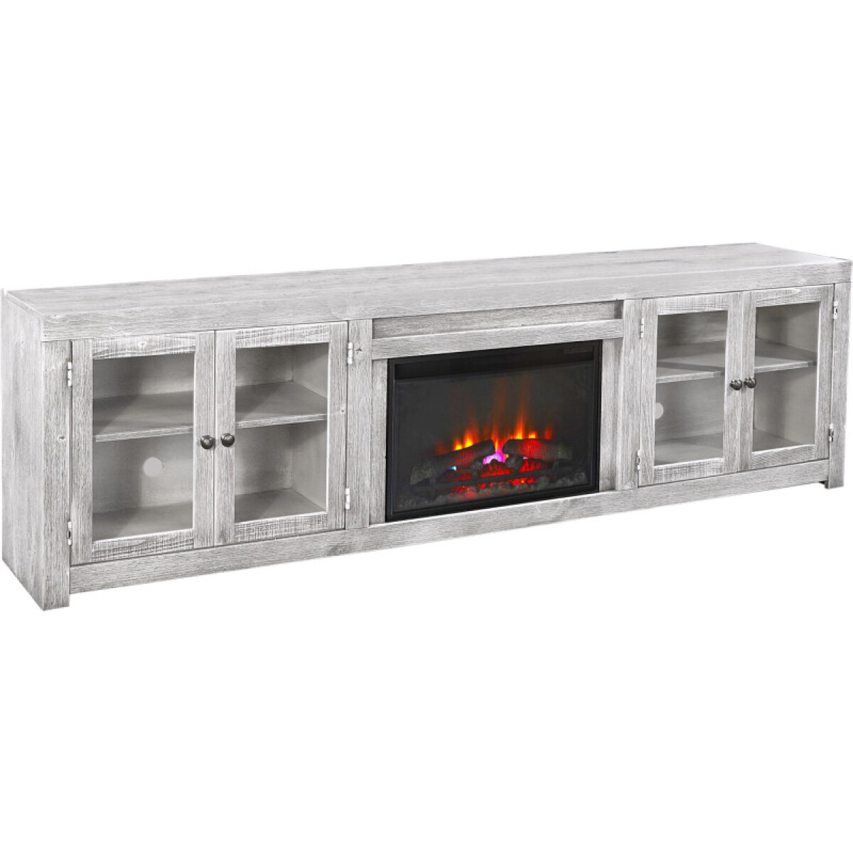 52844ac7ae338ec02293360997f4a2e9 Avery Loft 97" Fireplace Console W/ 4 Doors WDY1970-LIM - Image 1