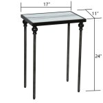 Austin Allen James Wires Petite Side Table Gun Metal Finish - Image 6