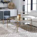 Henzler Coffee Table, Gold - Image 6