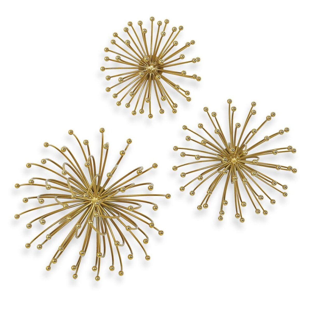 53cf20699f84a466cf4af85f9bc74784 Aga Metal Wall Decor, S/3 - Image 1