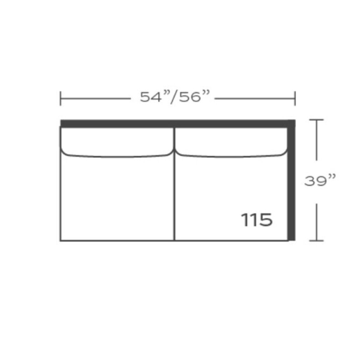 5407fdb0e32e5d9d4dfac75b7bc32547 My Style Ii Left Seated Ends - Image 1