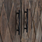 Anton Solid Wood 4dr Cabinet - Beige-natural - Image 8