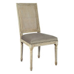 square Maxwell Side Chair W/ Cane - Image 4