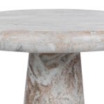 Huxley Marble Round Accent Table - Image 6