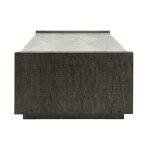 Tori Solid Wood Rectangle Coffee Table - Antique Gray - Image 6