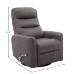Hercules - Haze Manual Swivel Glider Recliner