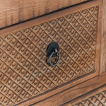 Lahey Solid Wood 11dwr Rectangle Console Table - Mission Brown - Image 9