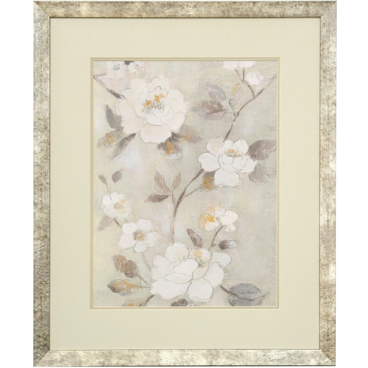 56185ecd4273fb5067f61648b007e080 Romantic Spring Flowers I Framed Print Under Glass - Image 1