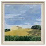 Helgers Textured Framed Print