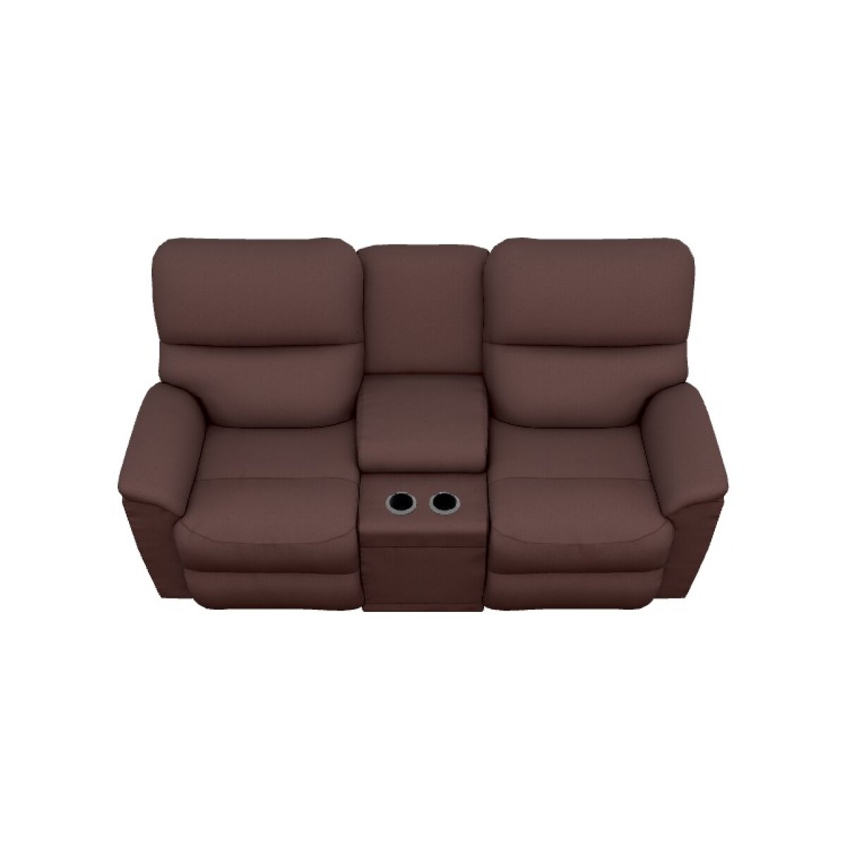 5665ad19ecae956bc99b76ece7d4a9f3 Brooks Power Reclining Sofa W/ Console Headrest & Lumbar - Image 1