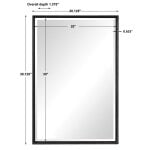 Callan Vanity Mirror, Black - Image 9