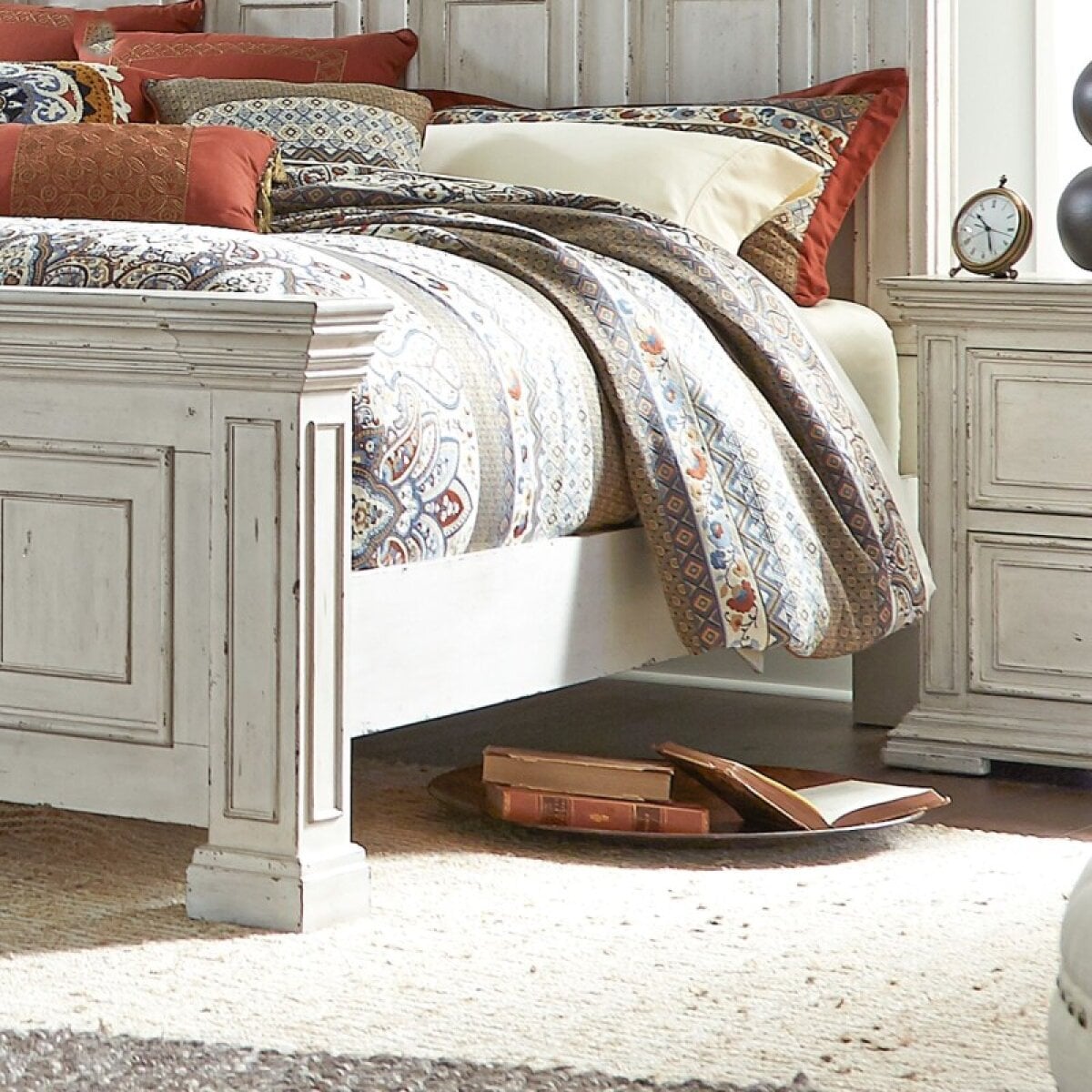 567bed98a32c5d47f6efe57f2aa38740 Cali King Panel Bed Rails - Image 1