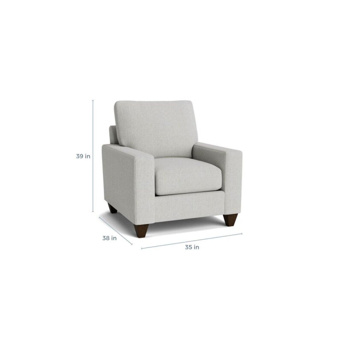 56a6510b1234ce4cde147e2503df096a True Custom™ True Custom® Large Track Arm Accent Chair - Image 1