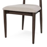 Tiber Upholstered Dining Chair Set Of 2 - Toasted Brown - Image 7