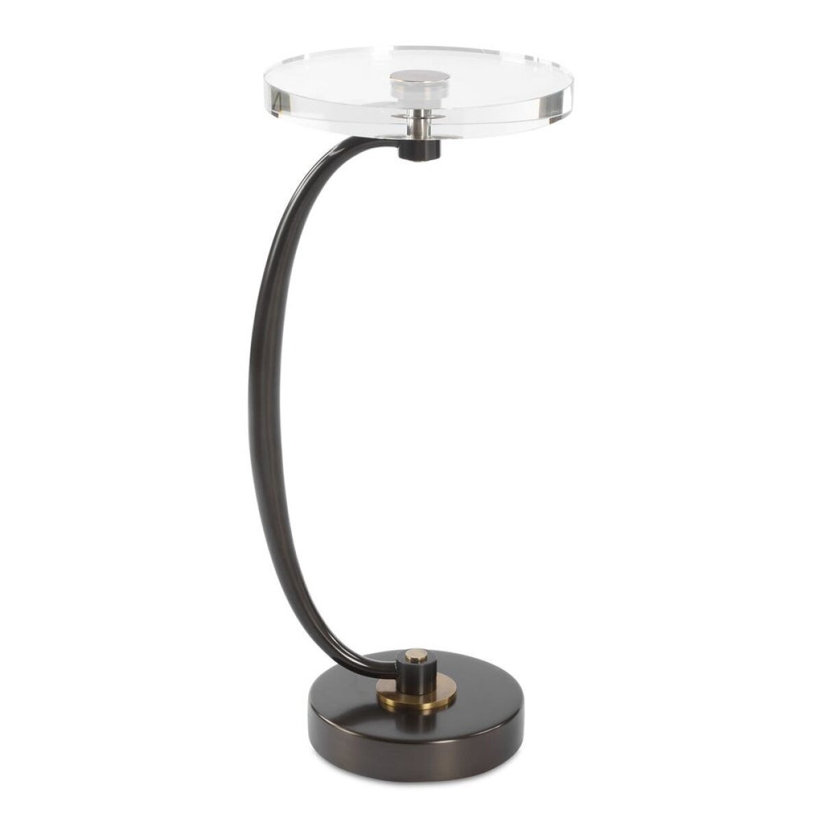 57121f8f520d4216202b68663a5d23b7 Waveney Drink Table, Bronze - Image 1