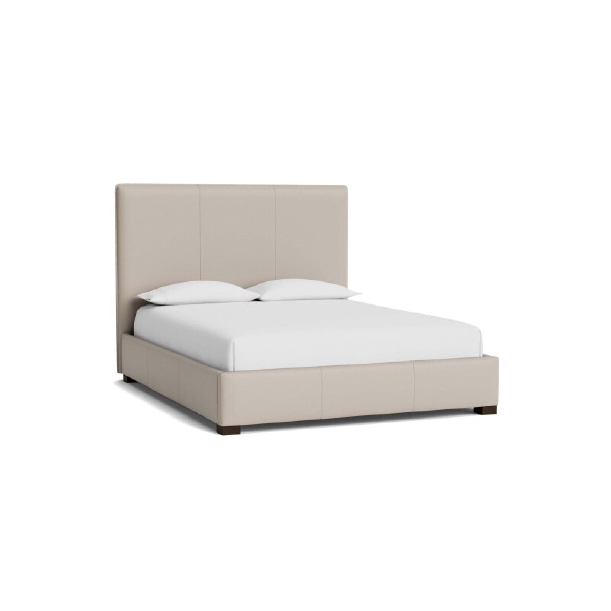 57be56d40d193690a9aa6efd45b7f1fc Madison Leather Upholstered Platform Bed - Image 1