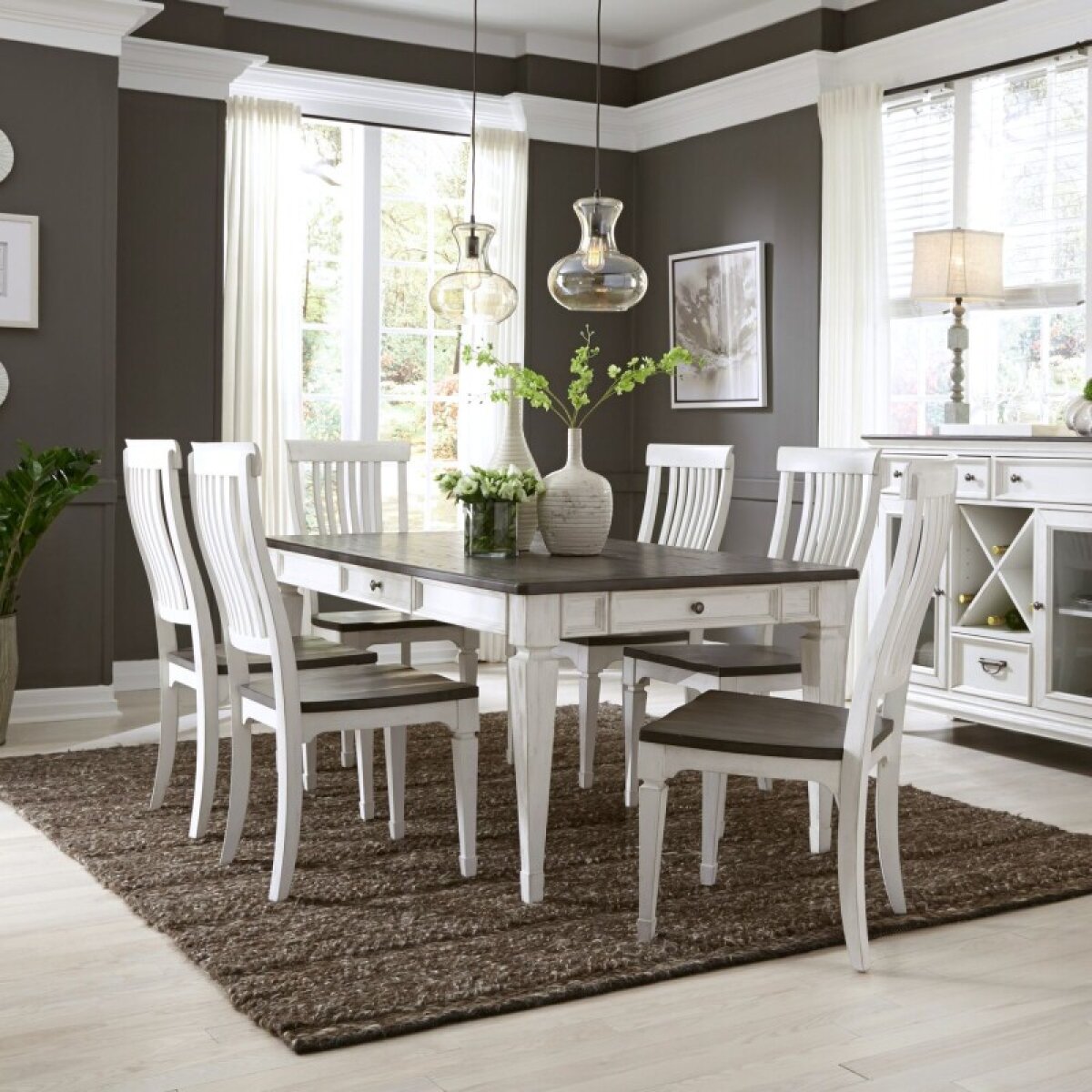57e22caf8be17f687d7f17506d1976dd Allyson Park 7 Piece Rectangular Table Set - Image 1