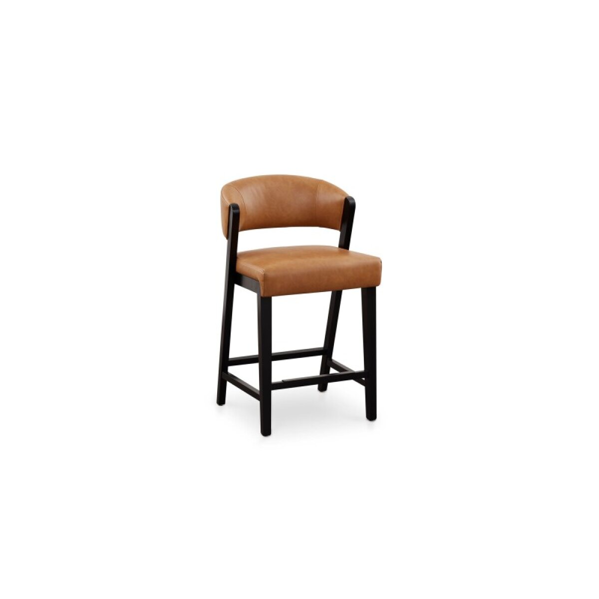 589dc184d25b247a9753ee007429362b Asher Upholstered Faux Leather Counter Stool - Image 1