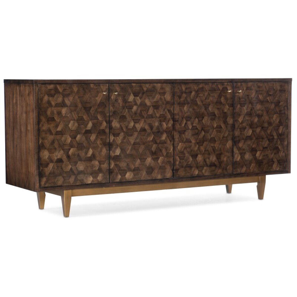 591c5d7f1c5e7ae5004c4d98244891ab Living Room Melange Alpine Four-Door Credenza - Image 1