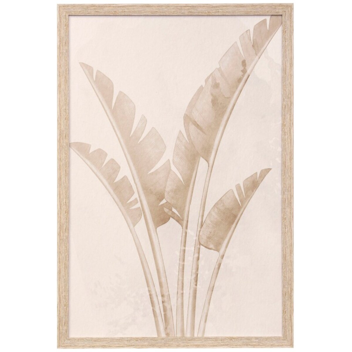 59969bb63360153a5c78cac6a129ac5f Palms I Textured Framed Print - Image 1