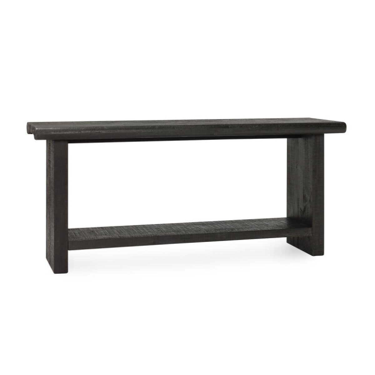 59c9c9db564df7c9088db5010dd2c157 Larson Solid Wood Rectangle Console Table - Carbon Black - Image 1