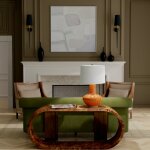 Bacca Sconce | Black Finished Metal Body With Gold Accent | Hardback Shade - Image 4