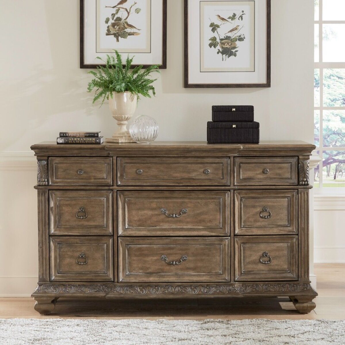 5a78935e04c585ba5f875ad3fa76d198 Carlisle Court 9 Drawer Dresser - Image 1