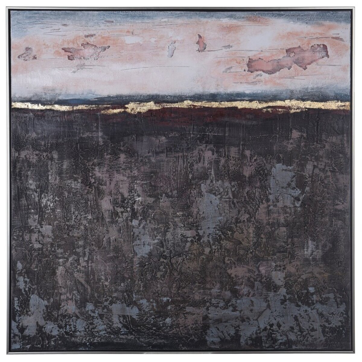 5aa4289e50435d55735ab088c7382956 Corrosion Handpainted Framed Canvas - Image 1