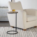 Brunei Accent Table, Gold - Image 8