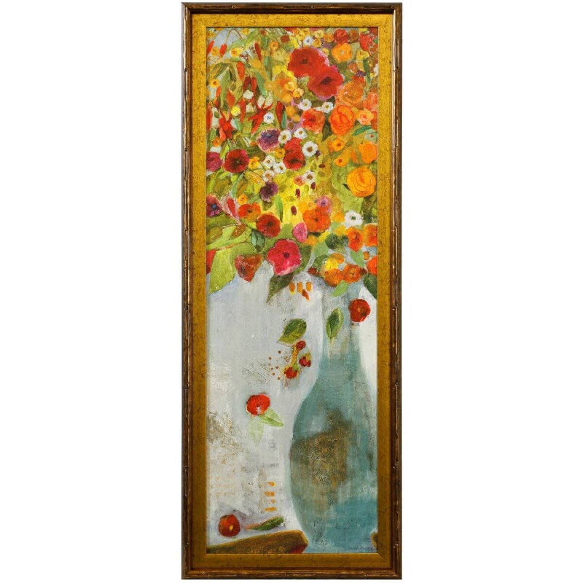 5af7bf21b81481b0c4e1c7d26c99d3d0 Exuberance I Textured Framed Print - Image 1