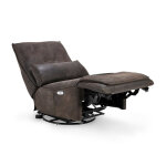 Paige Leather Swivel Power Recliner - Image 5