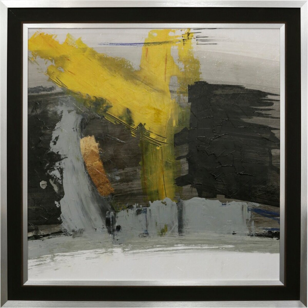 5b083ab540b9e520b1ea2b3d367bc102 Autumn First Breath Ii Textured Framed Abstract Print - Image 1