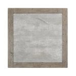 Stonebridge Solid Wood Square Coffee Table - Distressed Gray - Image 5
