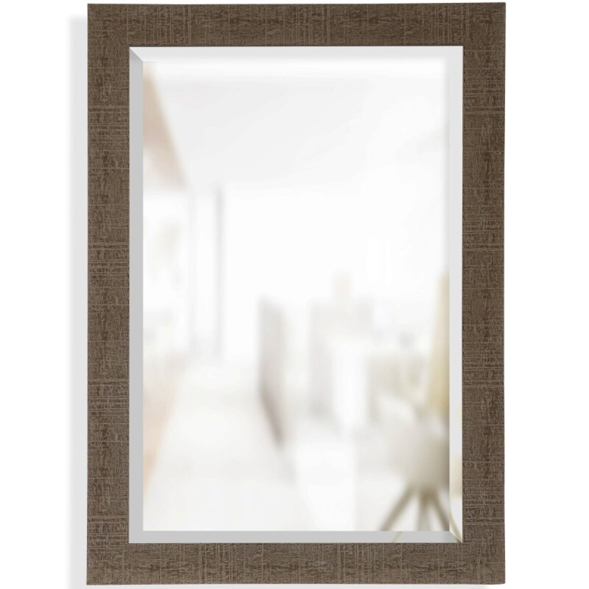 5b67ef4daa2dd305545b4e25efbe6eb7 Distressed Brown Manufactured Mirror - Image 1