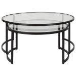 Rhea Nesting Coffee Tables, Black, S/2 - Image 6