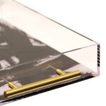 Barbarou Acrylic Tray | Abstract Print On Acrylic With Gold Handles - Image 3