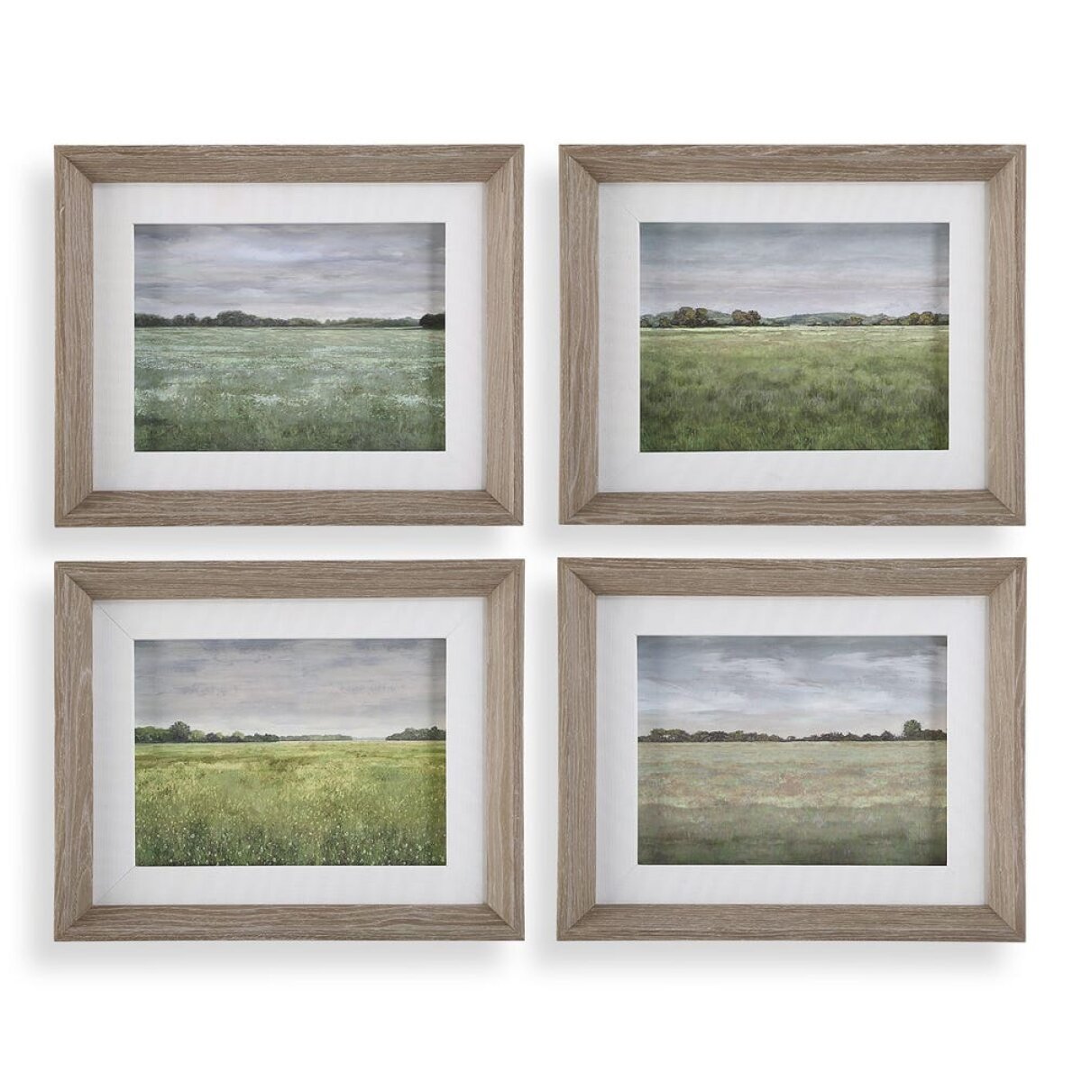5d95b212c62d6f35f9ac52efdb562f17 Quiet Meadows Framed Prints, S/4 - Image 1