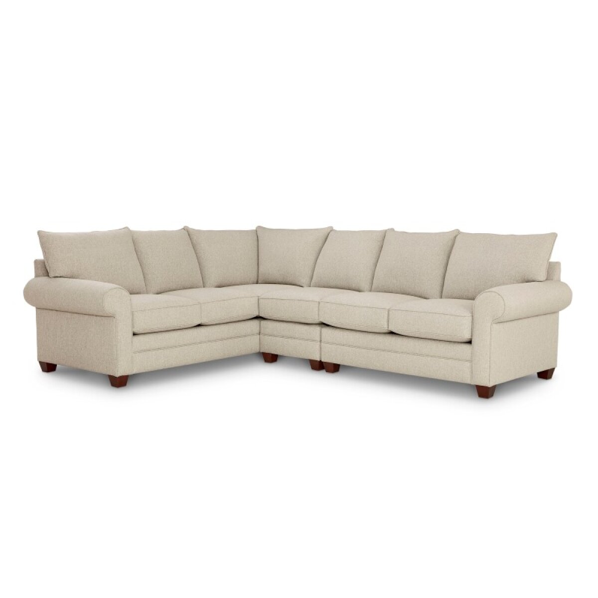 5dd9b153c0e49faebf30aa7530b77621 Alexander Roll Arm L-Shaped Sectional - Image 1