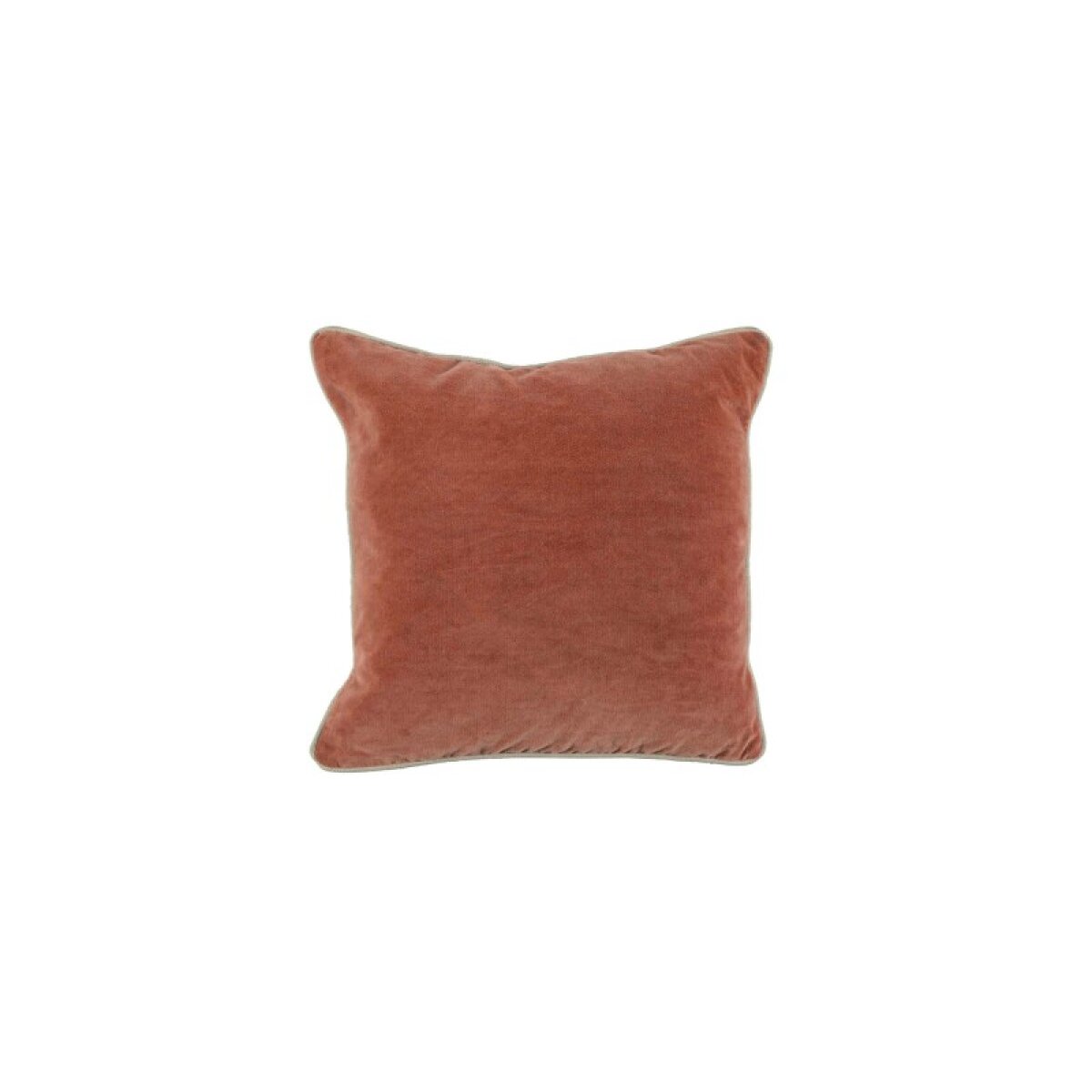5e41cf3ed6cd2552836a63cb15e0c0d7 Heirloom Velvet Terra Cotta 18" x 18" Square Pillow Cover - Image 1