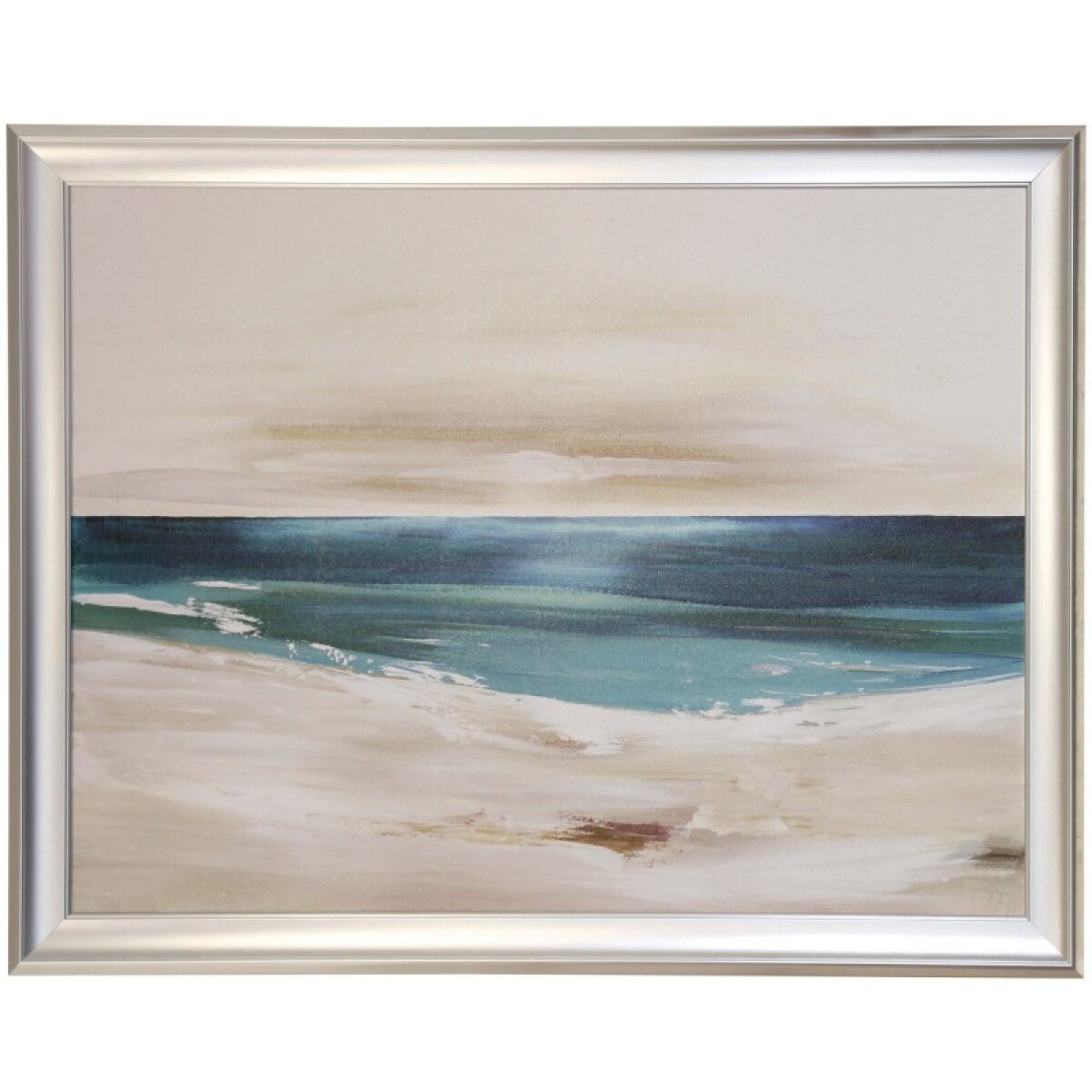 5e9905e0ff43770b0137dac0a6ef4da6 Pearce Rush Of Sea Textured Framed Print - Image 1