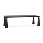 Atrop Solid Wood Rectangle Dining Table - Ink Black