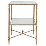 Henzler Lamp Table, Gold - Image 6