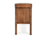 Lahey Solid Wood 11dwr Rectangle Console Table - Mission Brown - Image 4