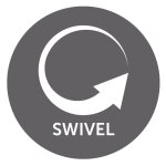 Hercules - Haze Manual Swivel Glider Recliner - Image 5