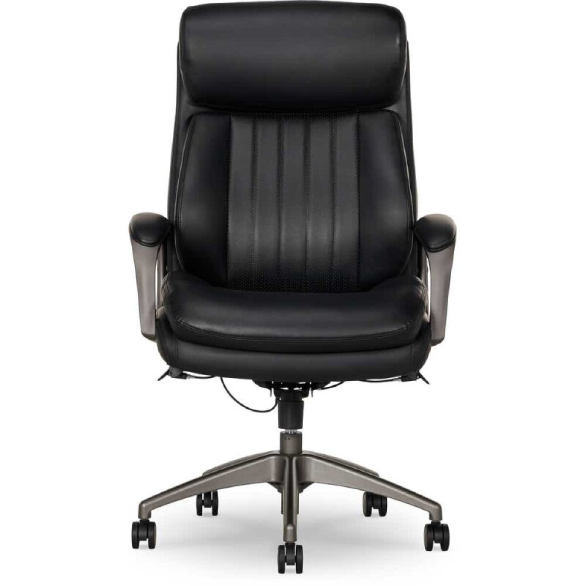 60e68266f3c7654bb3011c51fba34d5f Nova Executive Leather Office Chair, Black - 52372-BLK - Image 1