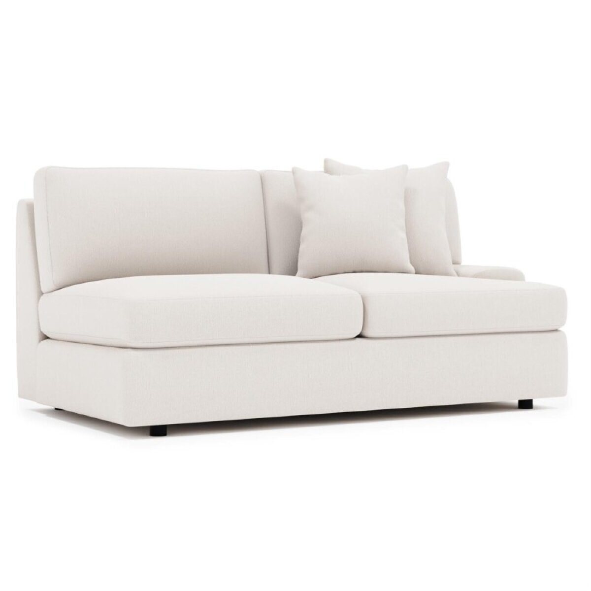 614522b377ddad5fe3d4f5bba90104bc Serena Fabric Right Arm Loveseat - Image 1