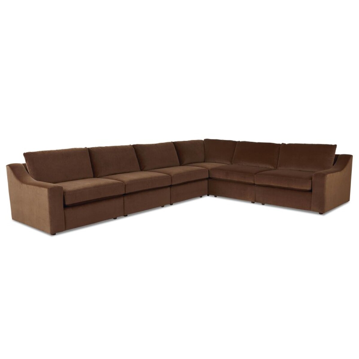 61474b3c57a062793bbe6b4098f4cafd Blake Slope Arm Modular L-Shaped Sectional - Image 1